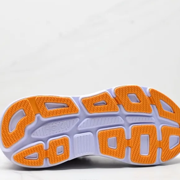 HOKA Purple and Orange Women's Bondi 9 Running Shoes