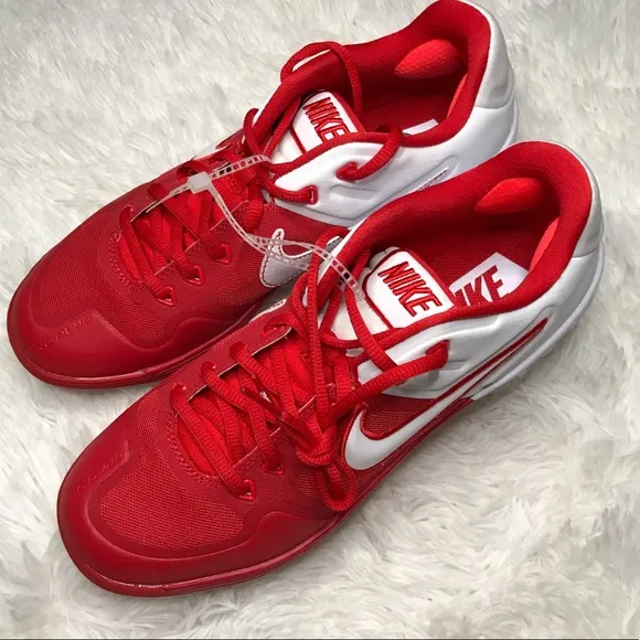 HP 🥳 NEW Nike Zoom Air Alpha Baseball Cleats Blood Red