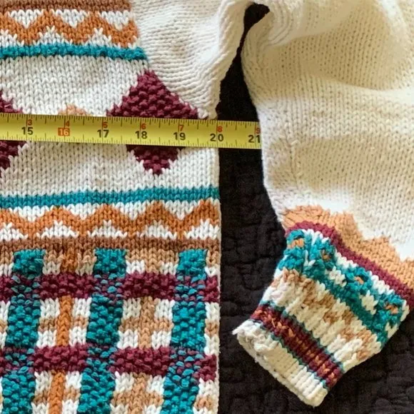 🎉HP🎉 VTG Knit Sweater, Sz S, Button Front, Collar, Long Sleeves, EUC