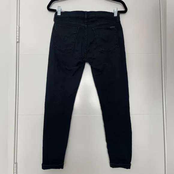 Hudson black Jeans denim pants low rise, skinny fit, classic, casual, edgy, 27
