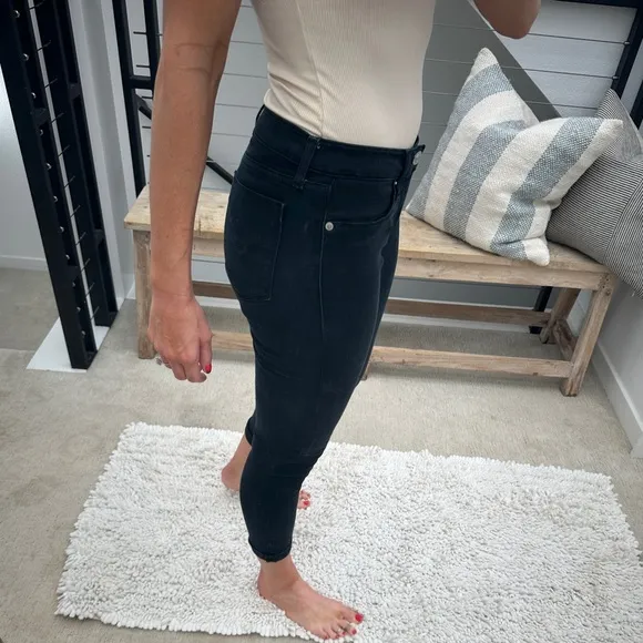 Hudson black Jeans denim pants low rise, skinny fit, classic, casual, edgy, 27