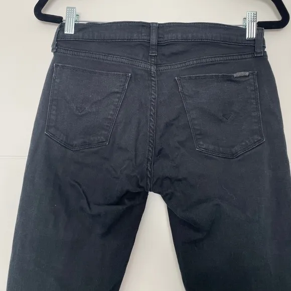 Hudson black Jeans denim pants low rise, skinny fit, classic, casual, edgy, 27