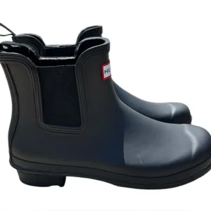 Hunter Chelsea Boots Black Womens Size 9 Rain Rubber Original like New