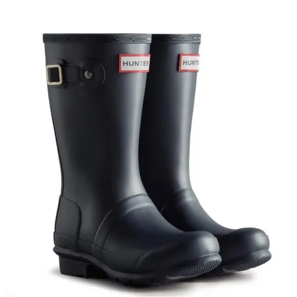 Hunter kids Wellington Navy Rain Boots