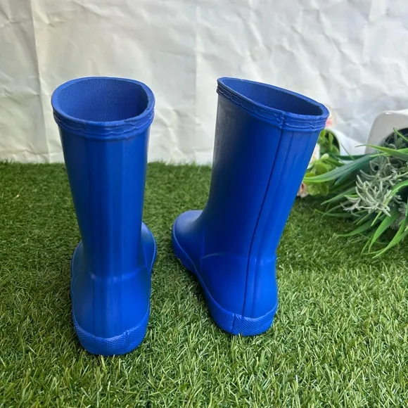 Hunter LITTLE KIDS ORIGINAL FIRSTCLASSIC BOOTS Colour: CRUISE BLUE unisex 9 new