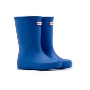 Hunter LITTLE KIDS ORIGINAL FIRSTCLASSIC BOOTS Colour: CRUISE BLUE unisex 9 new