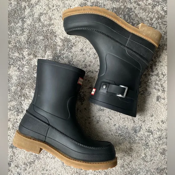 Hunter Original Moc Toe Short Rain Boots Men's Rain Boots