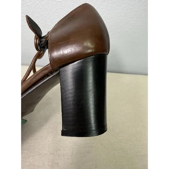 Italobalestri Woman Sandals Size 8 Brown Leather