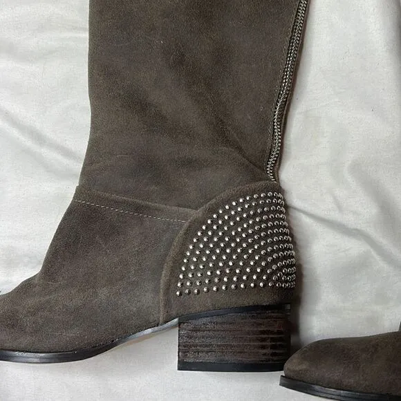 Ivanka Trump Fanci Studded Motorcycle Leather Boots. Size 7.