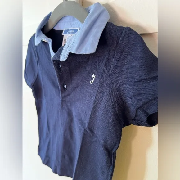 Jacadi Paris Kids Baby Infant Toddler Boy Collared Polo Shirt‎ Size 12 Months