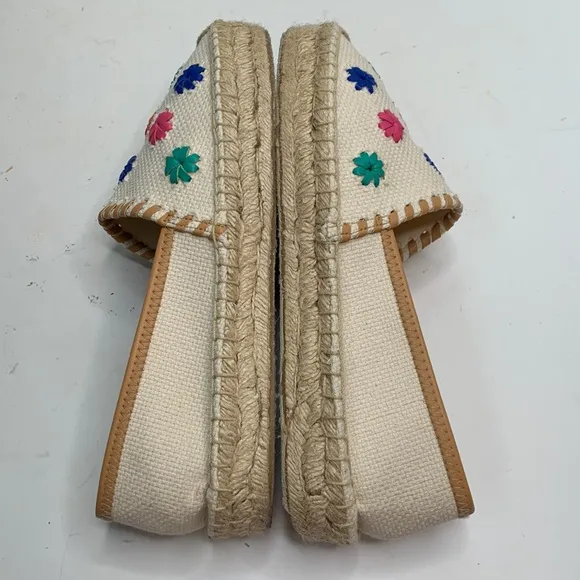 Jack Rogers Palmer Espadrille Slip-ons Embellished Shoes  S-163 Sz 10