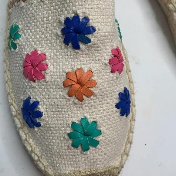 Jack Rogers Palmer Espadrille Slip-ons Embellished Shoes  S-163 Sz 10