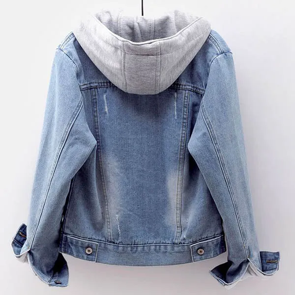 James/ Modern Denim Jacket with Hood