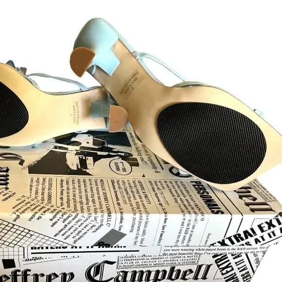 Jeffrey Campbell Blue Crystal Flower Sandal (NEW w/BOX)