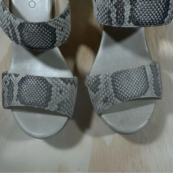 Jimmy Choo Animal Print Wedge Sandals Women’s Size 7