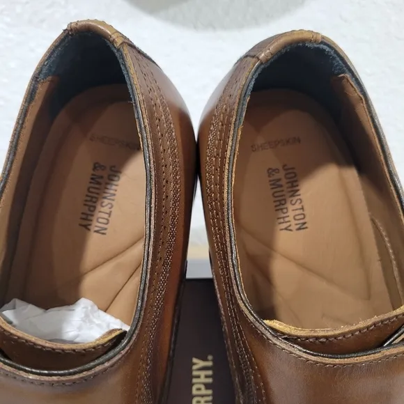 Johnston &amp; Murphy® Danridge Double Monk Men’s Work Shoes | 10.5| NIB