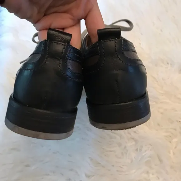 Johnston &amp; Murphy J&amp;M 1850 black leather‎ loafers