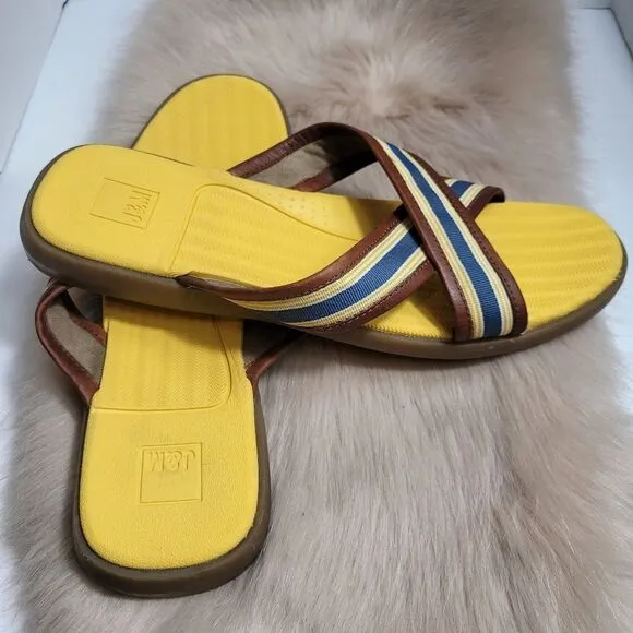 Johnston &amp; Murphy Men's Strappy Cushioned foot Sandals Shoes Size 13