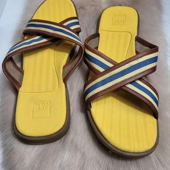 Johnston &amp; Murphy Men's Strappy Cushioned foot Sandals Shoes Size 13