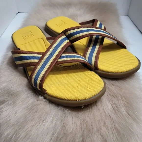 Johnston &amp; Murphy Men's Strappy Cushioned foot Sandals Shoes Size 13