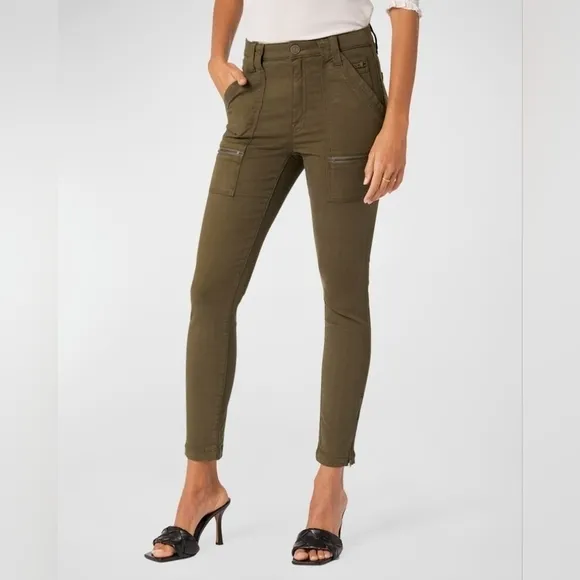 Joie Park Skinny Leg Pants Green 27