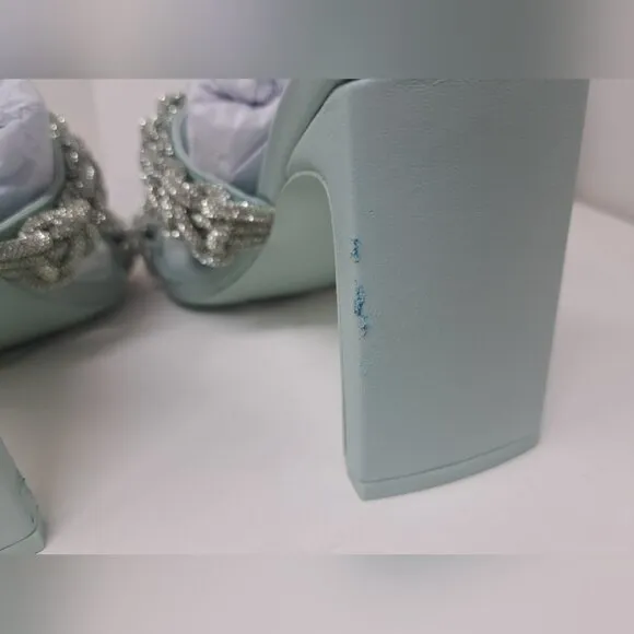 Jonathan Simkhai Women's Walker Crystal Rope Heeled Sandals Size 11 US / 41 EU