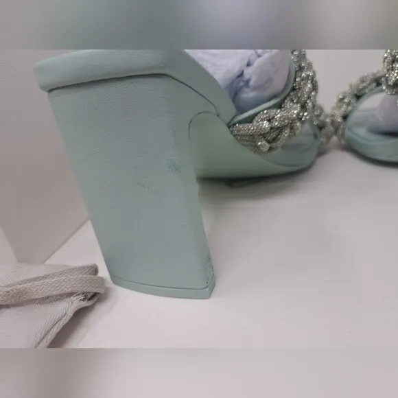 Jonathan Simkhai Women's Walker Crystal Rope Heeled Sandals Size 11 US / 41 EU