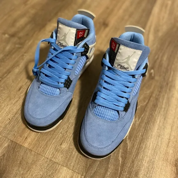 Jordan Blue and Black Sneakers with Air Cushioning