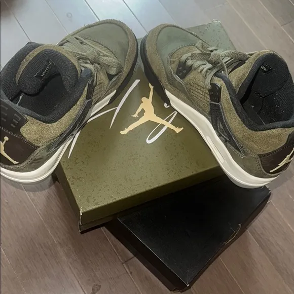 Jordan Men's Olive Sneakers