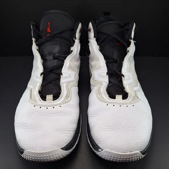 Jordan Stay Loyal 3 White Black Basketball Shoes FB1396-106 Men's Size 15