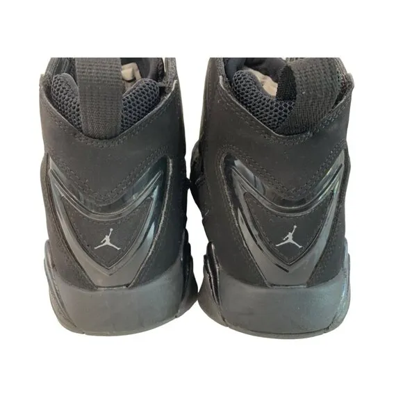 Jordan True Flight Basketball Shoes Size 9.5 Black 3429649013 Suede Mid 7316