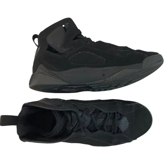 Jordan True Flight Basketball Shoes Size 9.5 Black 3429649013 Suede Mid 7316
