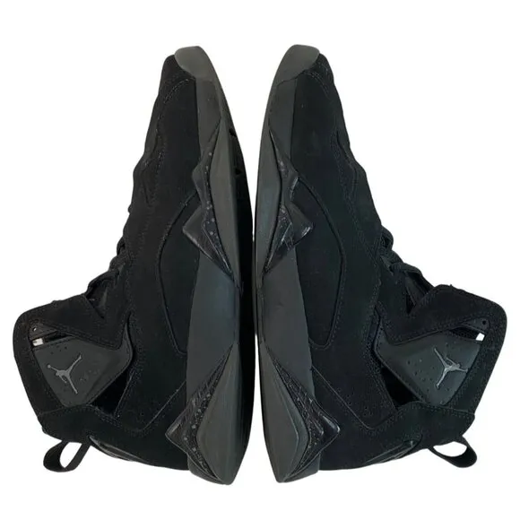 Jordan True Flight Basketball Shoes Size 9.5 Black 3429649013 Suede Mid 7316