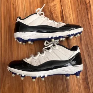 Jordan XI 11 Low TD Cleat Concord Men’s Size 9 AO1560-123 RARE great shape