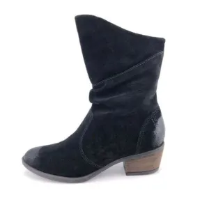 Josef Seibel Daphne Black Suede Boots EUR 39