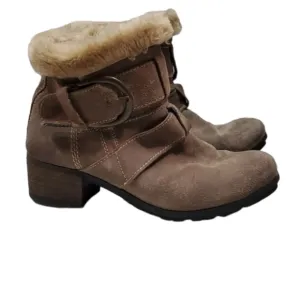 Josef Seibel Women Comfort Ankle Leather Boots sz 38/7-7.5