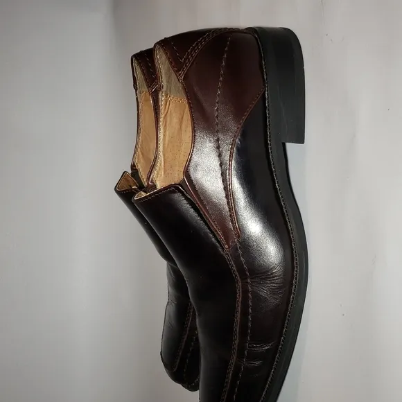 Joseph Abboud mens, Genuine leather dress shoes, brown,black,size 9.5