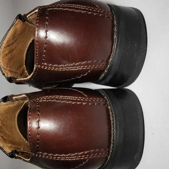 Joseph Abboud mens, Genuine leather dress shoes, brown,black,size 9.5