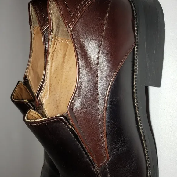 Joseph Abboud mens, Genuine leather dress shoes, brown,black,size 9.5