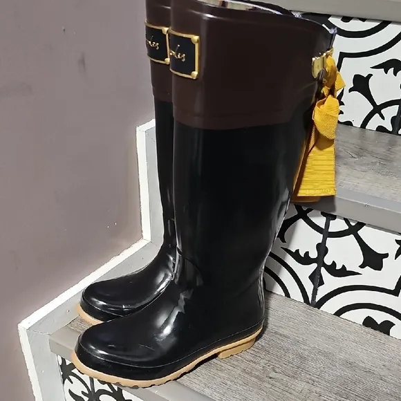 Joules Black Women's Rain Boots