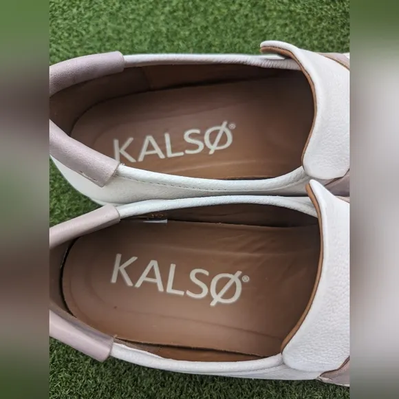 kalso earth shoes 8.5 womens DABB nubuck Chalk‎ White slip on new in box