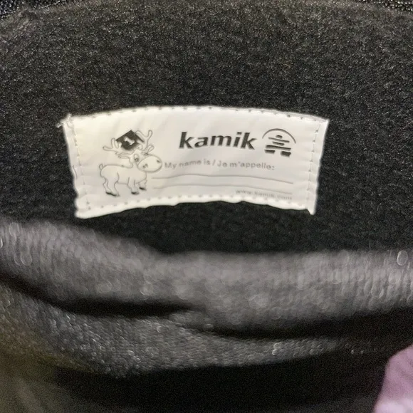 Kamik Black Winter Boots size 1