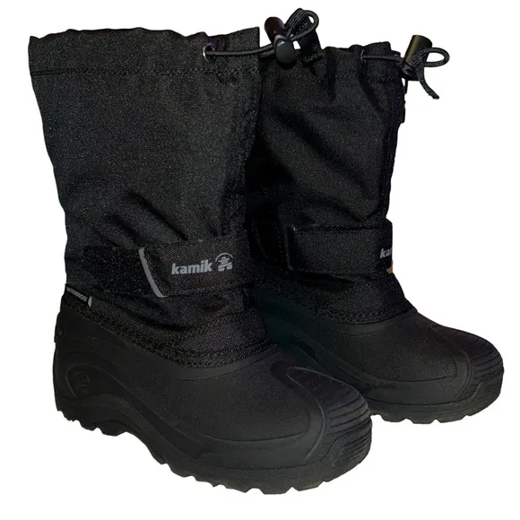 Kamik Black Winter Boots size 1