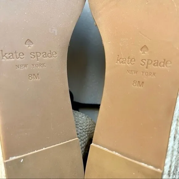 Kate Spade New York Espadrille Wedge Heeled Sandals Ankle Strap Women’s 8 New
