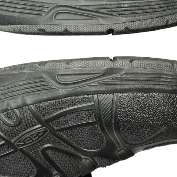 KEEN ASTM F2413-11 Steel Toe Men's Mesh Black Work Shoes Sneakers US 10