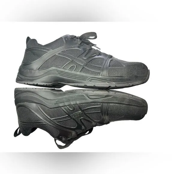 KEEN ASTM F2413-11 Steel Toe Men's Mesh Black Work Shoes Sneakers US 10