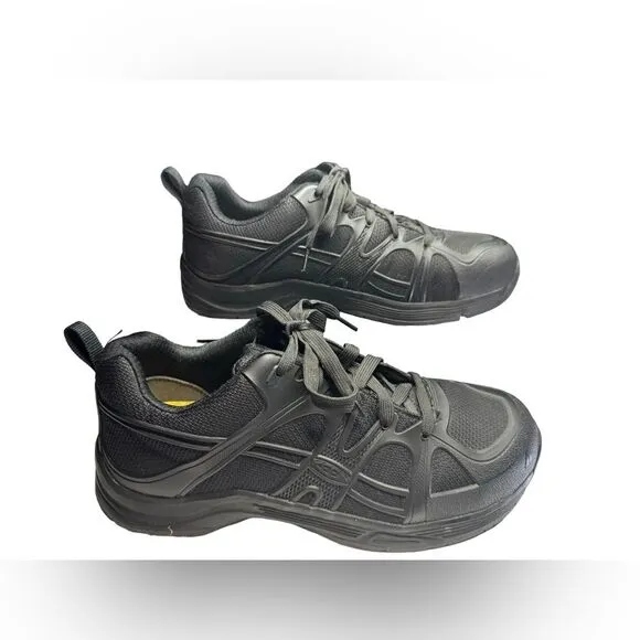 KEEN ASTM F2413-11 Steel Toe Men's Mesh Black Work Shoes Sneakers US 10