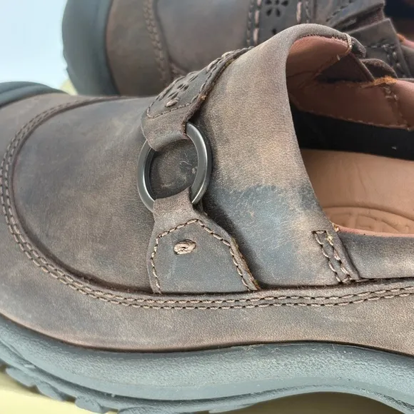 Keen Clogs Shoes Kaci Hike Women Size 5 Brown Leather Comfort