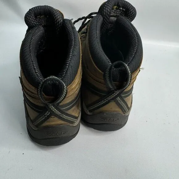 Keen Dry Work‎ Shoes Mens 9 D Brown Black Boots Steel Toe ASTM F2413-18