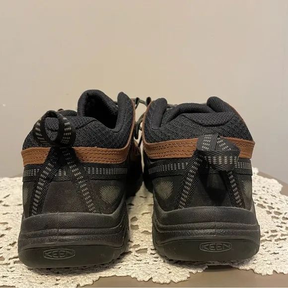 Keen Men's Brown and Black Hiking/Work Shoes